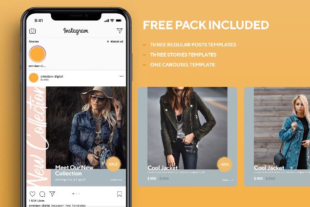 FREE Instagram Templates for Figma
